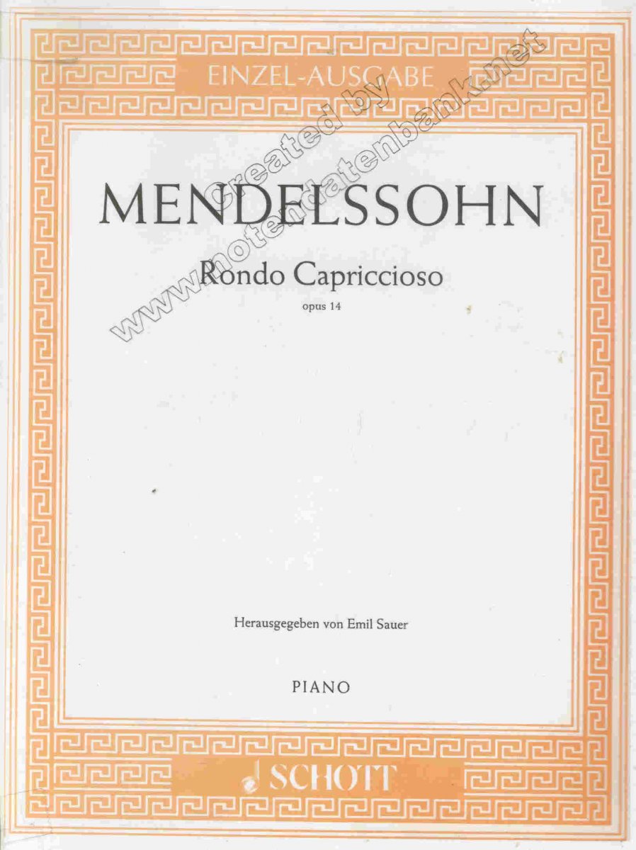 Rondo Capriccioso op.14 - cliccare qui Rondo Capriccioso op.14 - cliccare qui