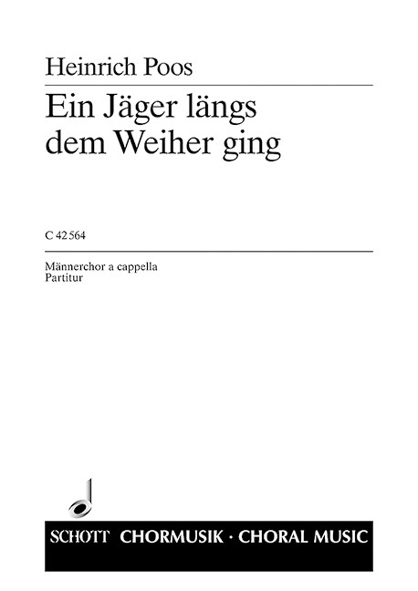 Ein Jäger längs dem Weiher ging (#3 aus 'Vom edlen Jägerleben') - cliccare qui Ein Jäger längs dem Weiher ging (#3 aus 'Vom edlen Jägerleben') - cliccare qui