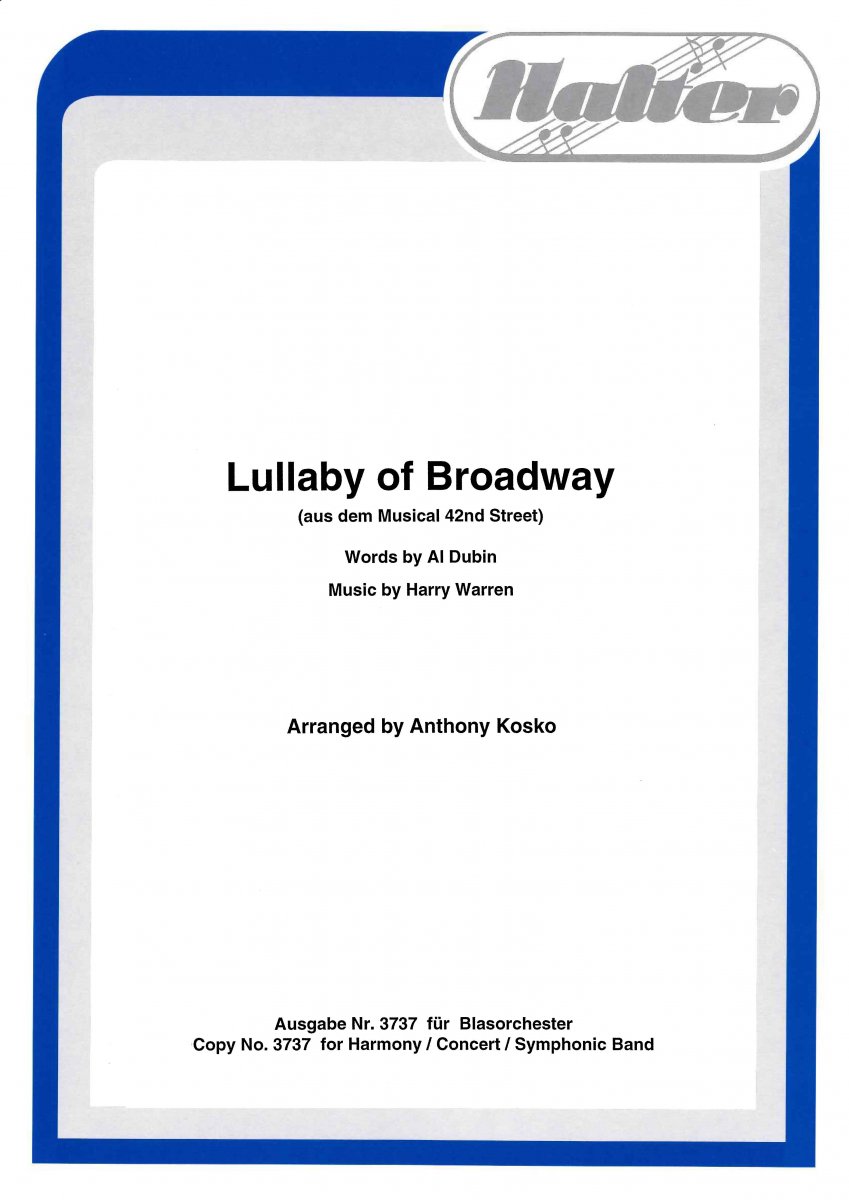 Lullaby of Broadway (from '42nd Street') - cliccare qui