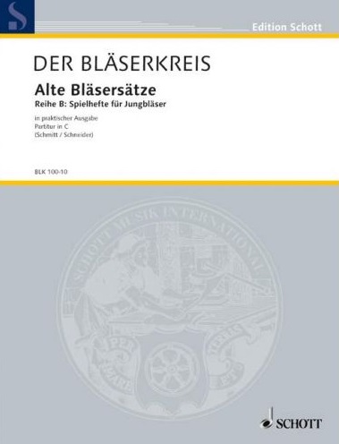 Alte Bläsersätze - cliccare qui Alte Bläsersätze - cliccare qui