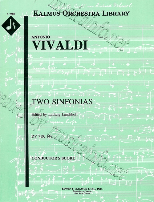 2 Sinfonias (RV719 + RV146/F.XI: 41) (1717) - cliccare qui 2 Sinfonias (RV719 + RV146/F.XI: 41) (1717) - cliccare qui