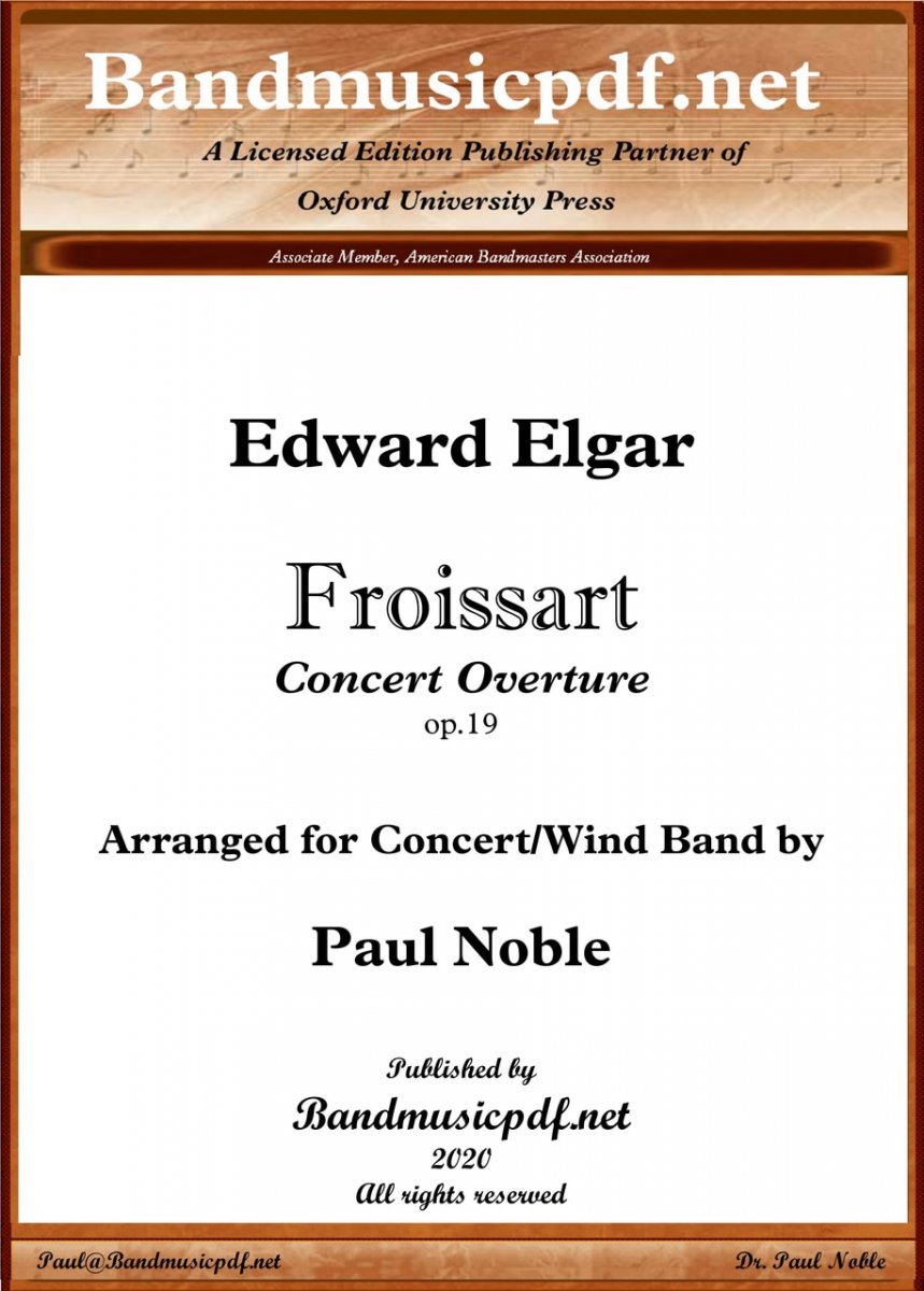 Froissart (Concert Overture - 1890) - cliccare qui