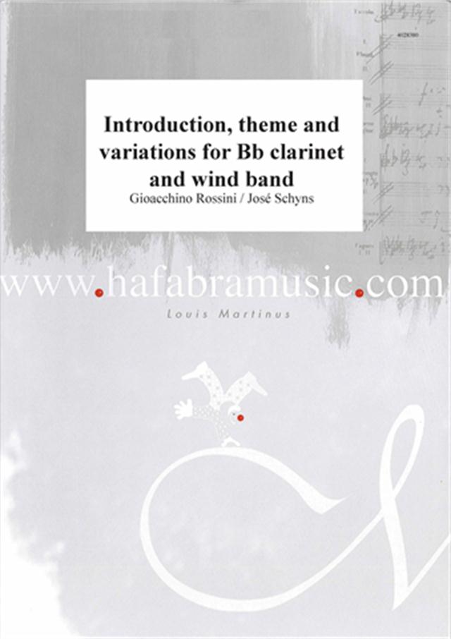 Introduction, theme and variations for Bb clarinet and wind band - cliccare qui