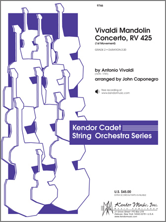 Vivaldi Mandolin Concerto (Mvt. 1) - cliccare qui Vivaldi Mandolin Concerto (Mvt. 1) - cliccare qui
