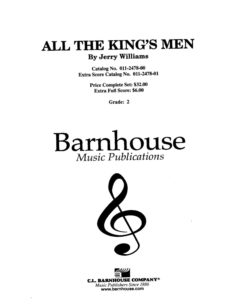All The King's Men - clicca qui