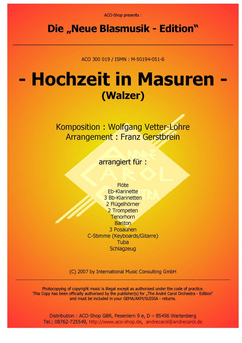 Hochzeit in Masuren - cliccare qui