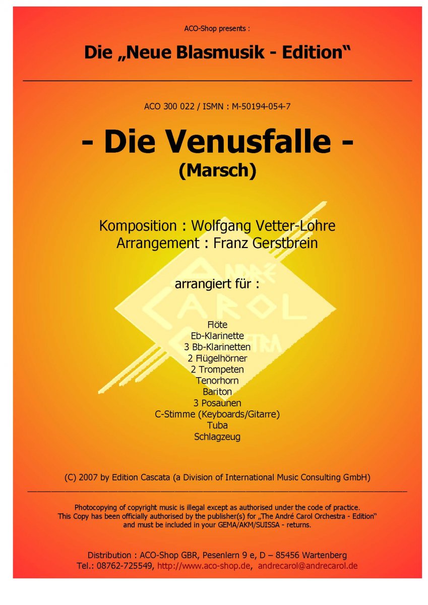 Venusfalle, Die - cliccare qui Venusfalle, Die - cliccare qui