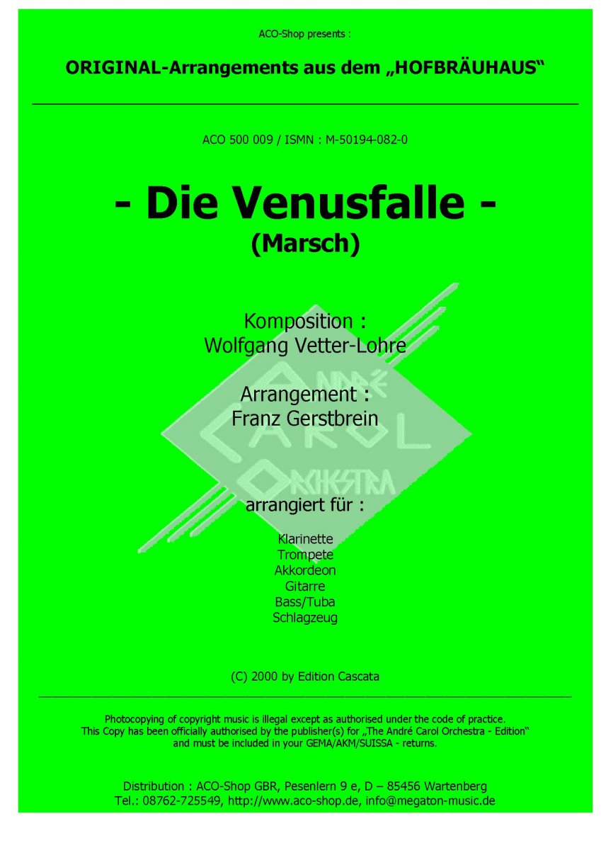 Venusfalle, Die - cliccare qui Venusfalle, Die - cliccare qui