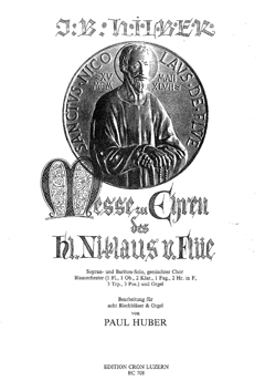 Messe zu Ehren des heiligen Niklaus von Flüe - cliccare qui Messe zu Ehren des heiligen Niklaus von Flüe - cliccare qui
