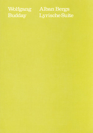 Alban Bergs Lyrische Suite - cliccare qui Alban Bergs Lyrische Suite - cliccare qui