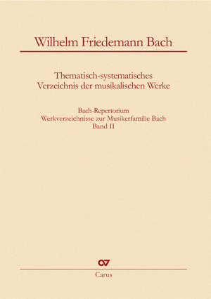 Werkverzeichnis Wilhelm Friedemann Bach - cliccare qui Werkverzeichnis Wilhelm Friedemann Bach - cliccare qui