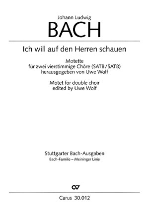 Ich will auf den Herren schauen - cliccare qui Ich will auf den Herren schauen - cliccare qui