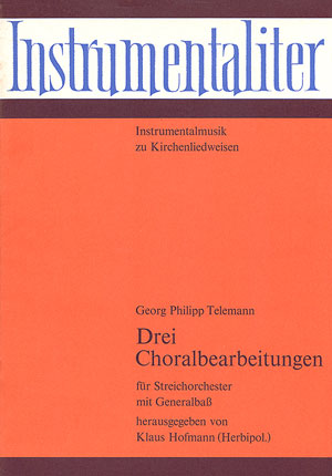 Telemann: 3 Choralbearbeitungen - cliccare qui