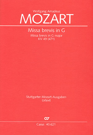 Missa brevis in G - cliccare qui