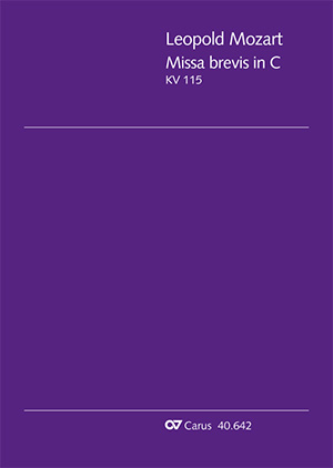 Missa brevis in C - cliccare qui