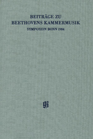 Beiträge zu Beethovens Kammermusik - cliccare qui Beiträge zu Beethovens Kammermusik - cliccare qui