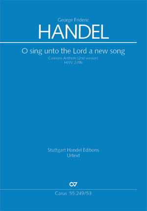 O sing unto the Lord a new song (O singet unserm Gott ein neues Lied) - clicca qui