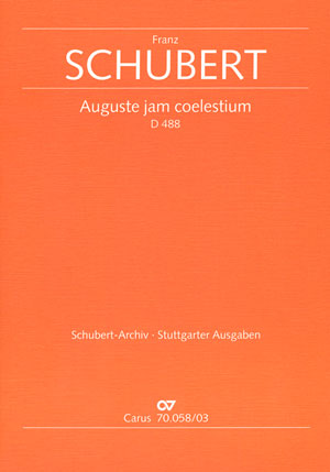 Auguste jam coelestium - clicca qui