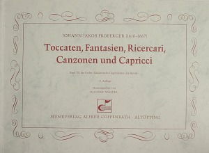 Froberger: Toccaten und Fantasien für Orgel - cliccare qui Froberger: Toccaten und Fantasien für Orgel - cliccare qui