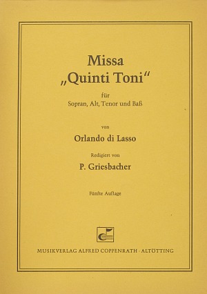 Missa Quinti Toni - cliccare qui