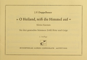 O Heiland, reiss die Himmel auf - cliccare qui