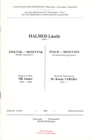 14 Psalm-Motetten fr gem. Chor - cliccare qui
