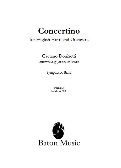Concertino for English Horn - clicca qui