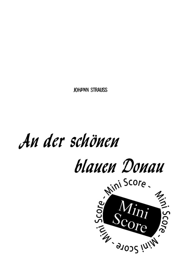 An der sch�nen blauen Donau - clicca qui