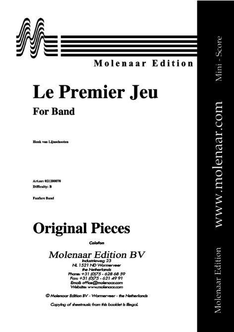 Le Premier Jeu - clicca qui
