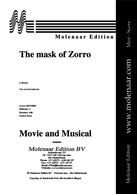 Mask of Zorro, The - clicca qui