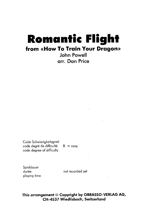 Romantic Flight (from 'How to Train Your Dragon') - clicca qui