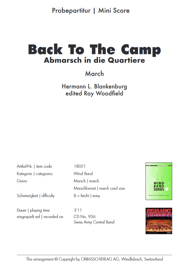 Back to the Camp (Abmarsch in die Quartiere) - clicca qui