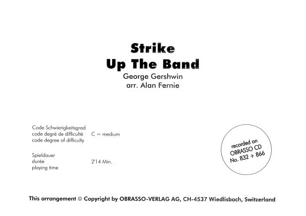Strike Up the Band - clicca qui