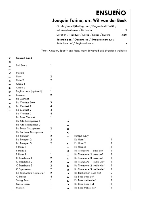 Ensueno (Ensue�o from 'Danzas Fantasticas') - clicca qui
