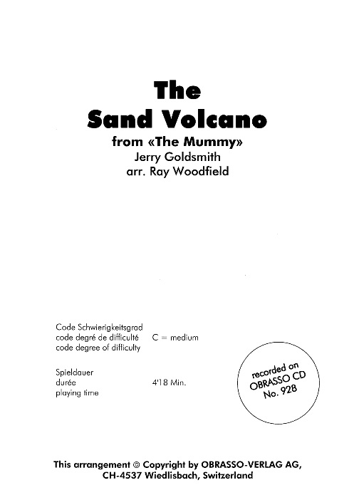 Sand Volcano, The (from 'Mummy') - clicca qui