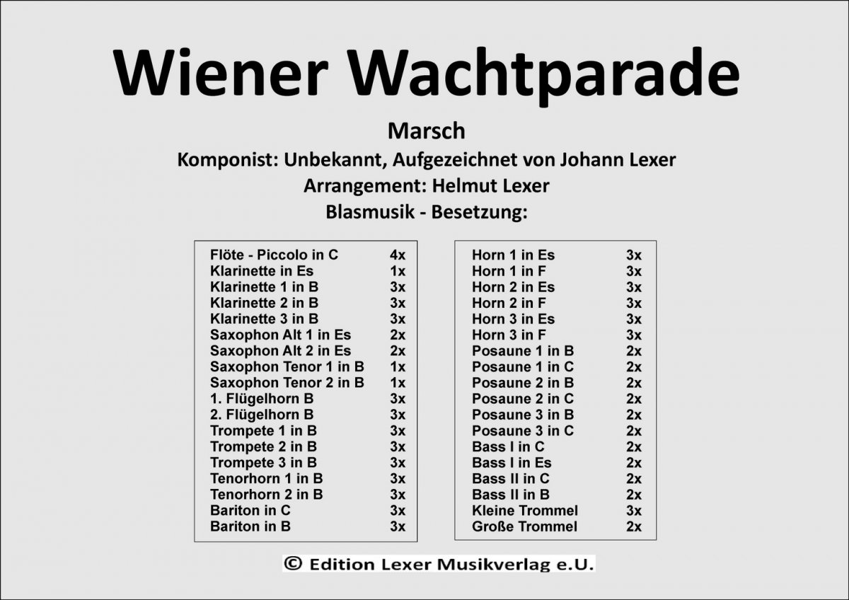 Wiener Wachtparade - cliccare qui