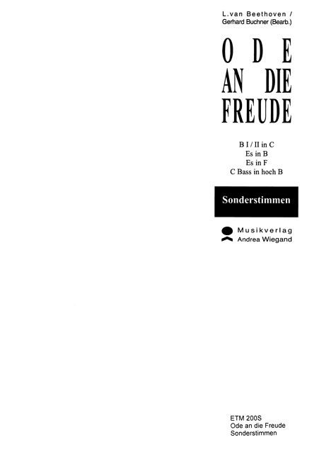 Ode an die Freude - cliccare qui Ode an die Freude - cliccare qui