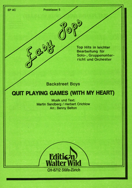 Quit playing games with my Heart - cliccare qui