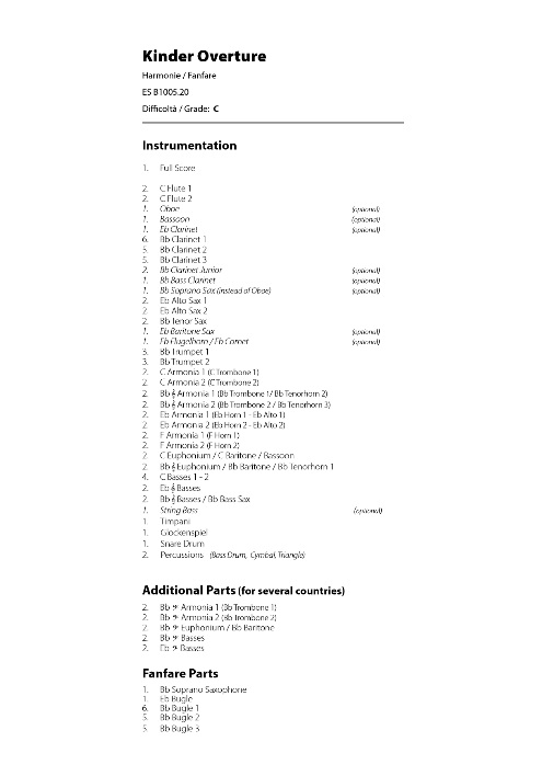 Kinder Overture - clicca qui