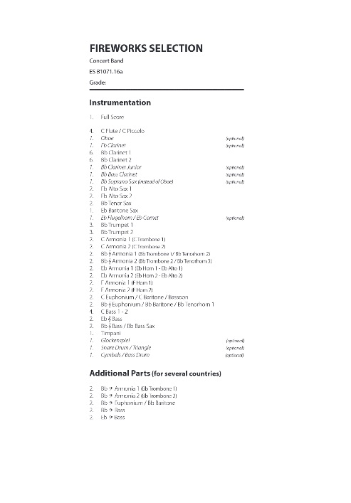 Fireworks Selection - clicca qui