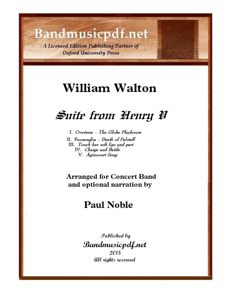 Suite from 'Henry V' - cliccare qui Suite from 'Henry V' - cliccare qui