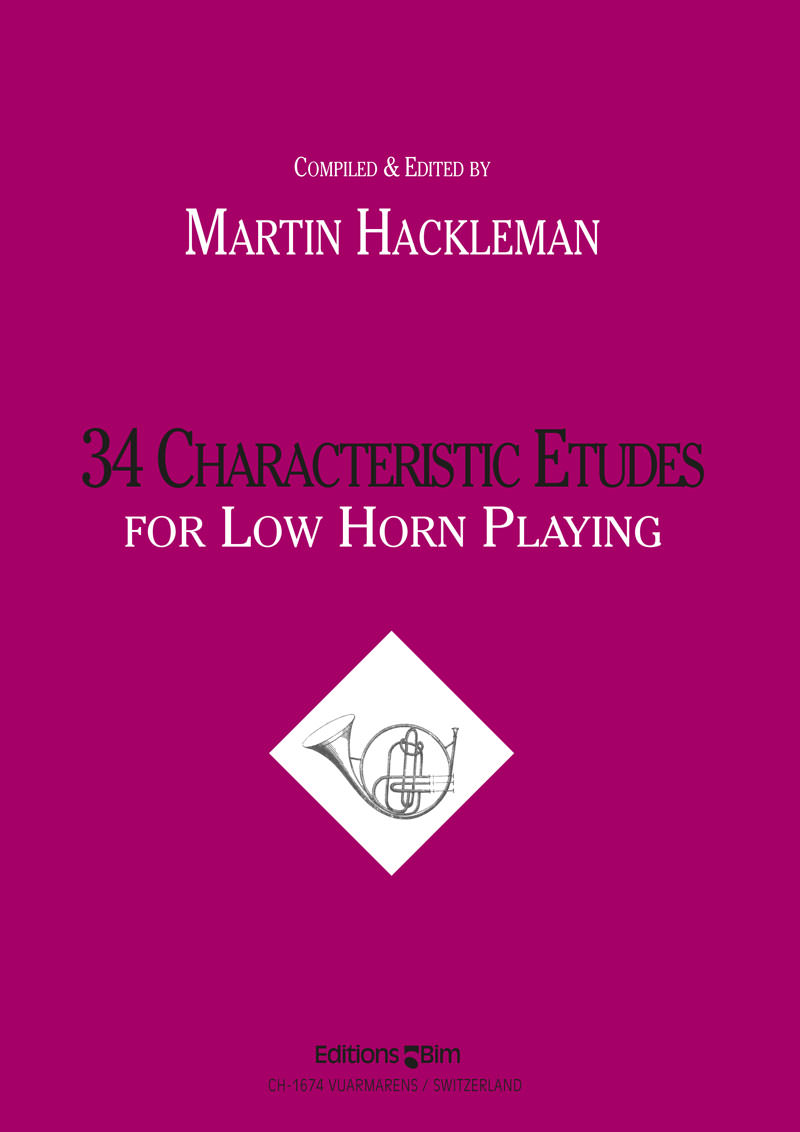 34 Characteristic Etudes for Low Horn Playing - cliccare qui