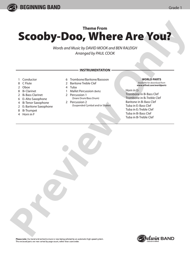 Theme from Scooby-Doo, Where Are You? - clicca qui