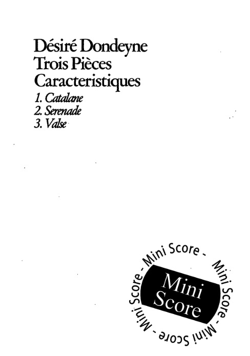 Trois Pieces Caracteristiques - clicca qui