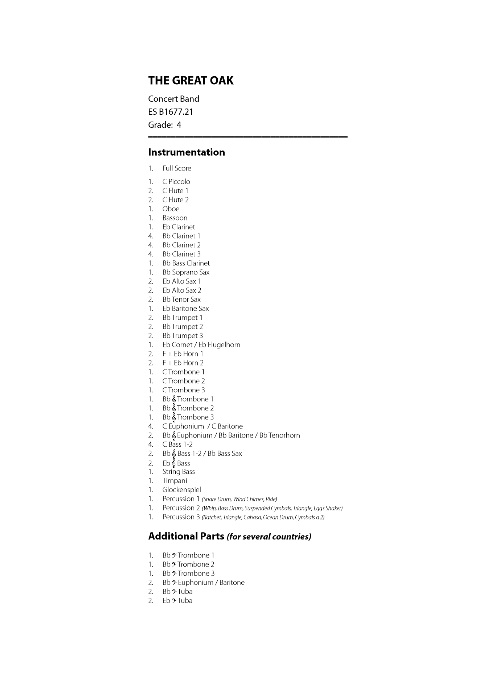 Great Oak, The - clicca qui