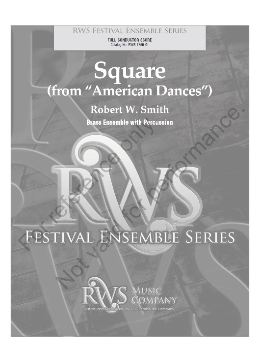 Square (Mvt. 2 from American Dances) - clicca qui