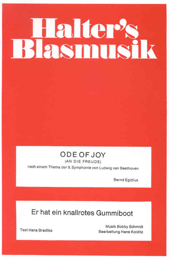 Ode of Joy (An die Freude) - cliccare qui