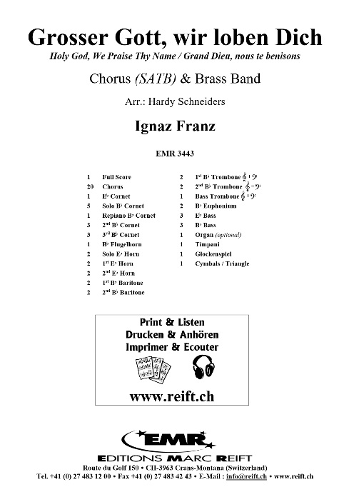 Grosser Gott, wir loben Dich (Holy God, We Praise Thy Name) - clicca qui