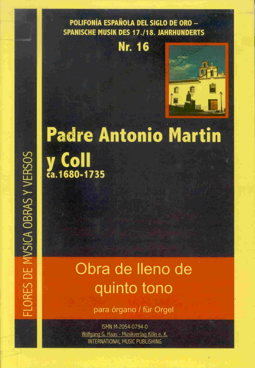 Obra de lleno de quinto tono para rgano - cliccare qui