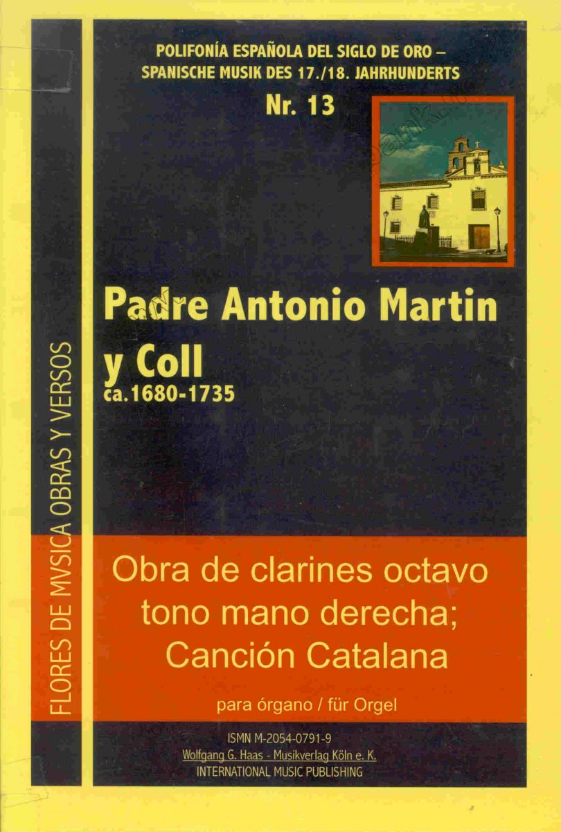 Obra de clarines octavo tono mano derecha; Cancin Catalana - cliccare qui